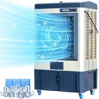 Uthfy 41" Swamp Cooler 4800 CFM Evaporative Air Cooler with 10.6 Gallon Water Tank