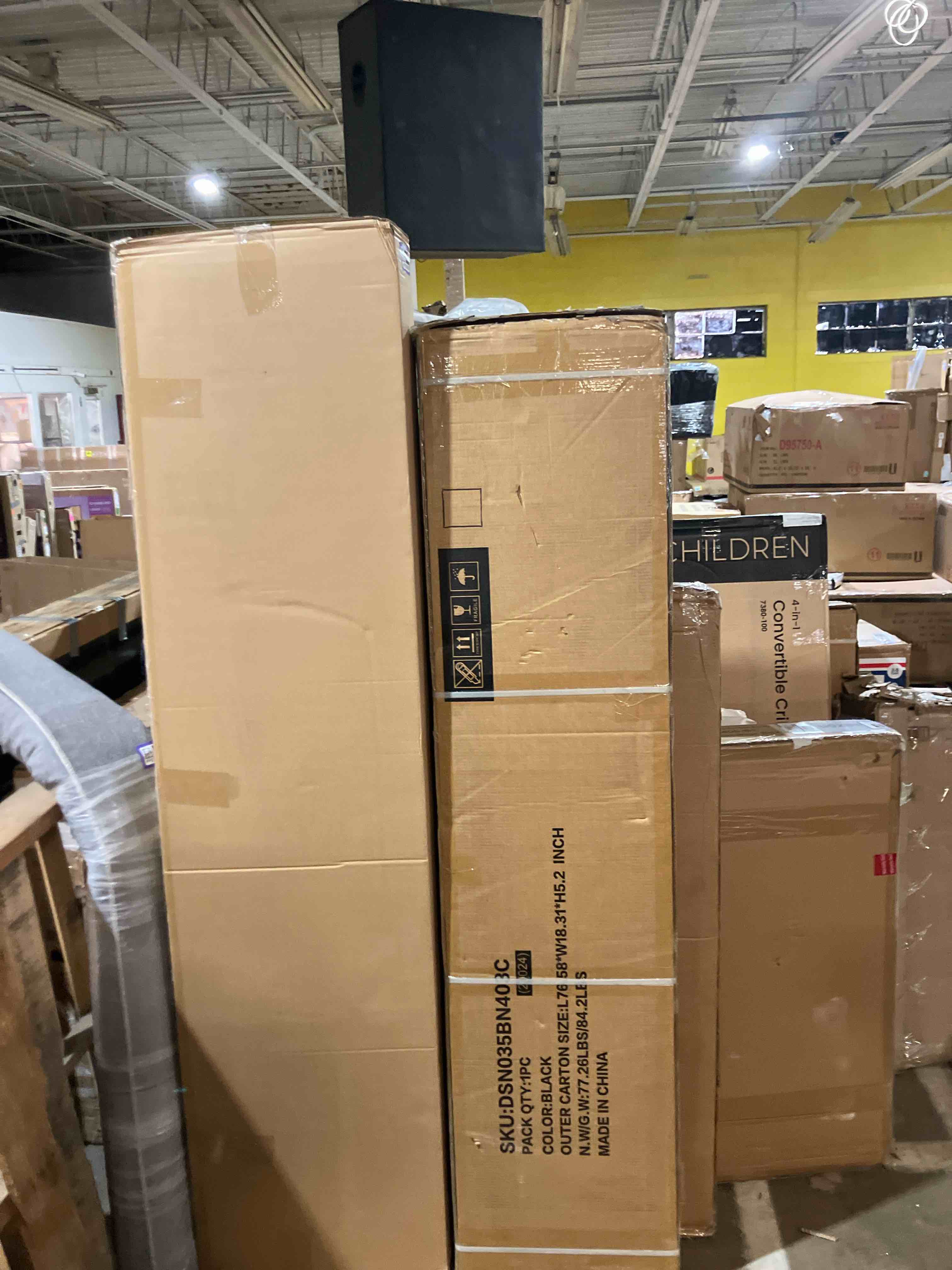 Condition photo showing New/Like New for INTERGREAT Black Metal Storage Cabinet Doors, 72" Locking Steel Storage Cabinet with Shelves, Tall Metal Cabinet Lockable Steel Cabinets for Home Office, Garage