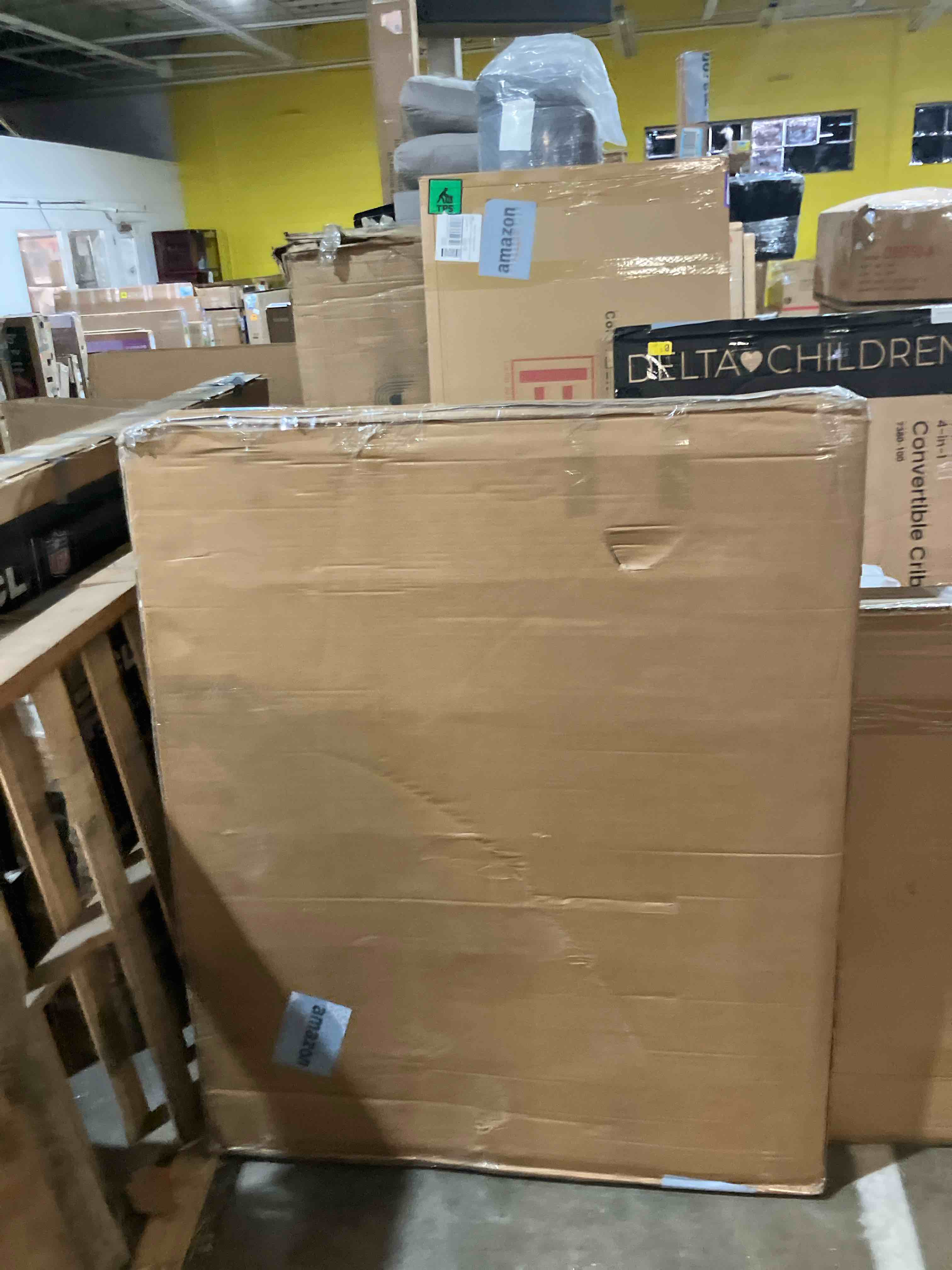 Condition photo showing New/Like New for Midwest Homes for Pets Ginormous Single Door 54-Inch Dog Crate for XXL Dogs Breeds; Great Dane, Mastiff, St. Bernard, Drop Pin Assembly Requires Two People; Divider Panel Not Included; Black: SL54 54.0"L x 37.0"W x 45.0"H Black