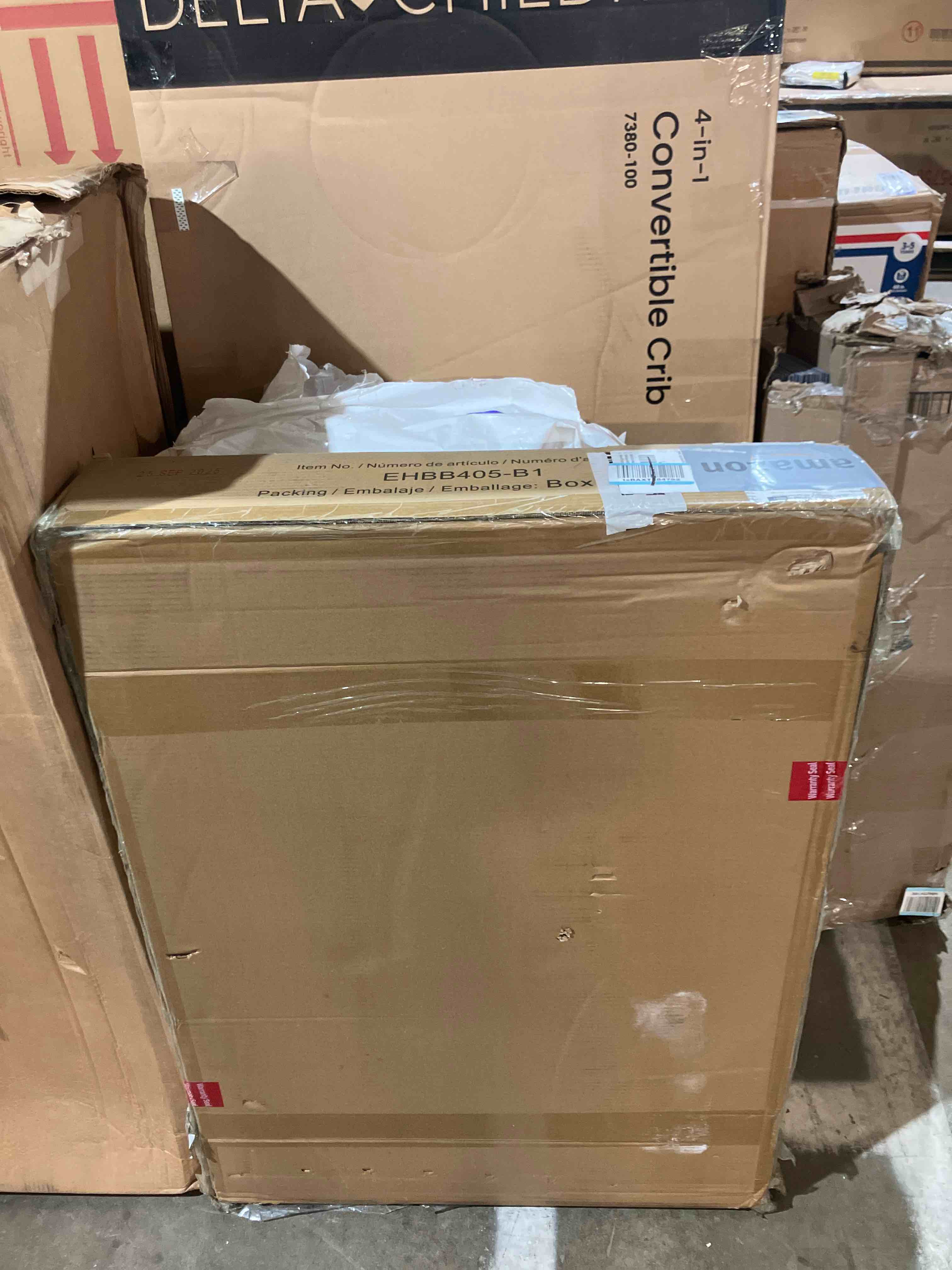 Condition photo showing As Is for New Age Pet Stylish ECOFLEX Grey Dog Bunk Bed with Removable Cushions (Box 1/2)