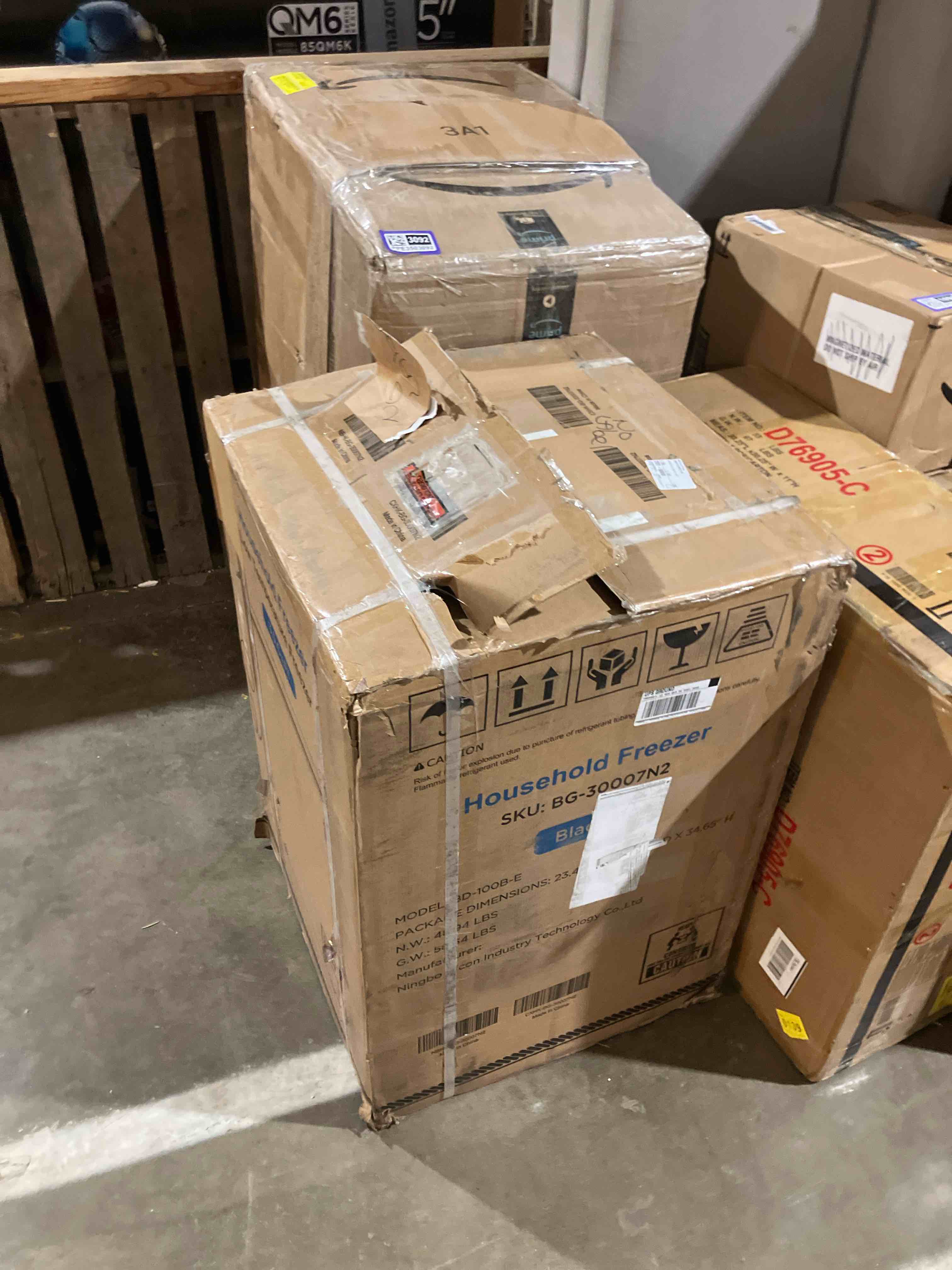 Condition photo showing New/Like New for Northair -40°F Low Temperature Chest Freezer - 3.5 Cu Ft with 2 Removable Baskets-Black