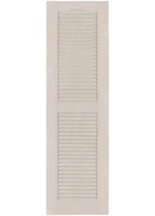 Custom Louvered Shutter with Cathedral Top
