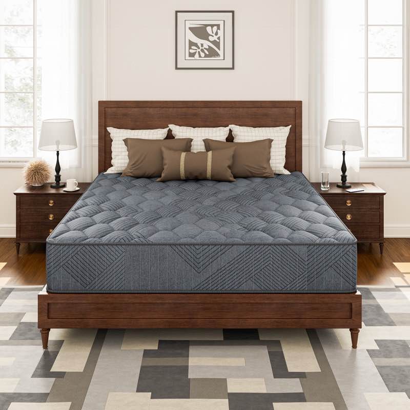 Peckover 8/10/12 in. Anti Static Firm Cooling Breathable Gel Memory Foam Hybrid Mattresses with CertiPUR-US, OEKO-TEX Certified Foam