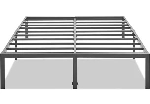 Stabler Full Black Metal Platform Bed