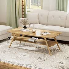 latisia 41" wide solid wood coffee table