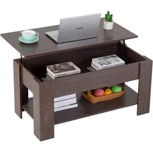 Aspa Lift Top Solid Coffee Table with Storage