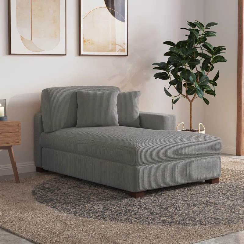 Milbrey Desborough Upholstered Chaise Lounge
