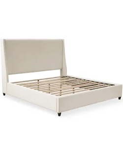 Grace Upholstered Platform Bed Twin  (Headboard only)  