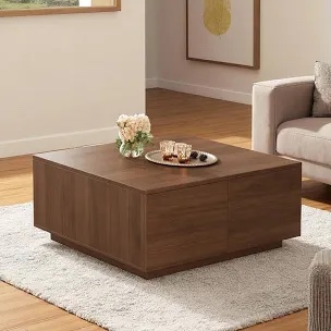 Square Coffee Table With Storage