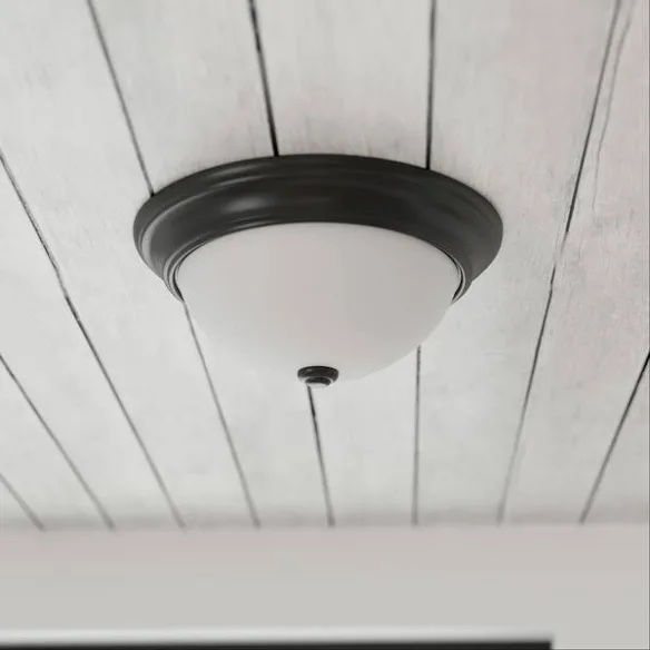 Project Source LED Flushmount Ceiling Fixtures Bronze Finish