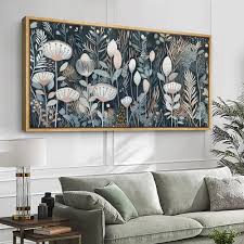 Vibrant Wildflower Enchanted Garden Botanical Whimsical Floral