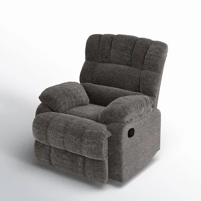 breasha 39.7" wide manual upholstered swivel rocker recliner
