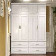 Arayah 63'' Wide Large Vacuum-Formed Armoire