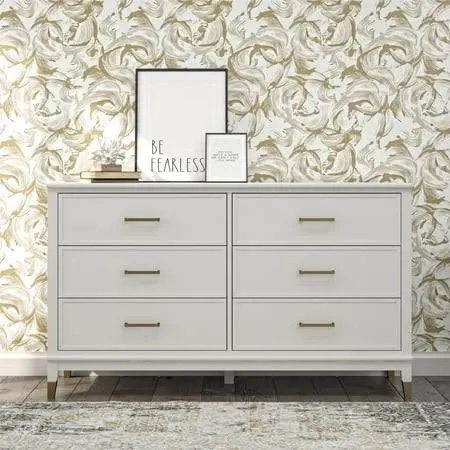 Cosmoliving By Cosmopolitan Westerleigh 6 Drawer Dresser, (Box 2)