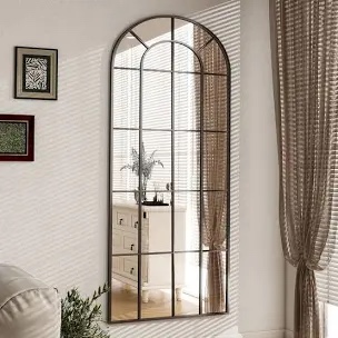Casiana Window Pane Full Length Mirror Wall Mirror