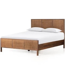 Sydney Bed - Siderails - Brown Wash - Que