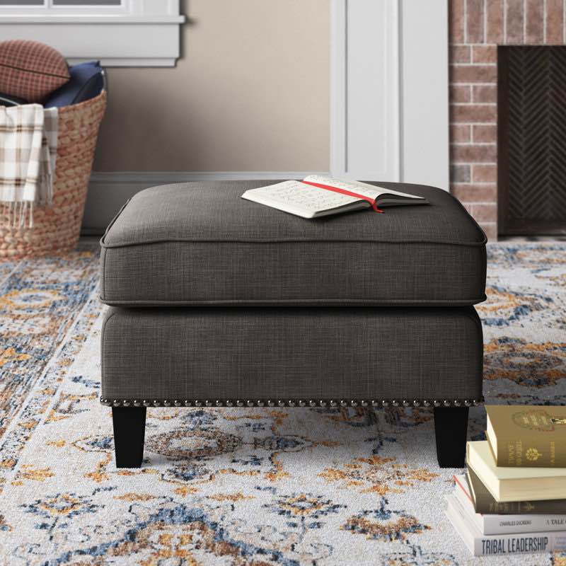 damira 26" wide rectangle ottoman