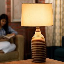 Shades Of Grey Terracotta Table Lamp Sleek & Stylish Home Lighting 