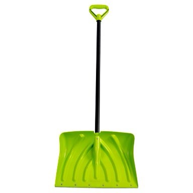 Suncast steel core green snow shovels with metal edge