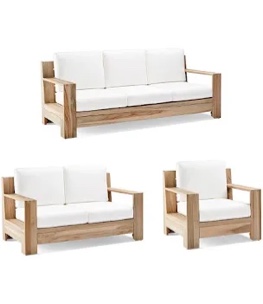 Outdoor Replacement Cushion Set Seat/Back Cushion  (SOFA NOT INCLUDED))