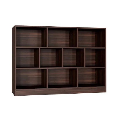 Presly 3  Tier Cube Bookcase Modern Bookshelf with 10 Cubes