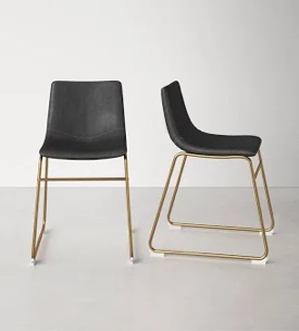 Nia Vegan Leather Side Chair (Set of 2)