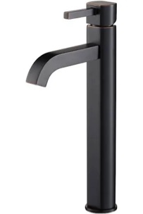 Ramus Single Handle Vessel Sink Bathroom Faucet with Drain Assembly