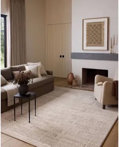 Amber Lewis x Loloi Monty  Ivory / Beige Area Rug