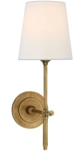 Bryant Solid Brass Wall Sconce Fixture