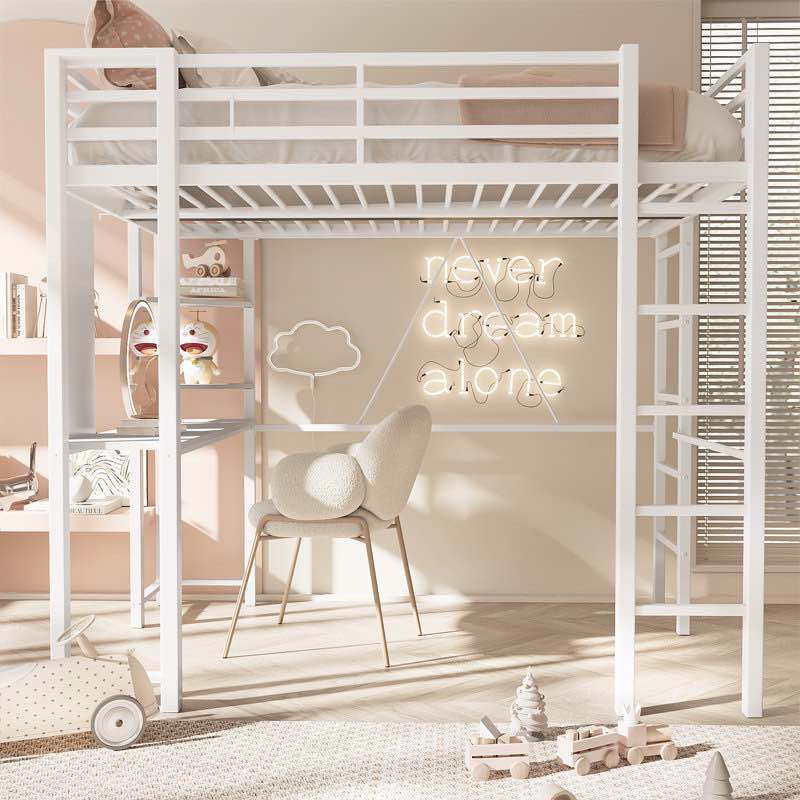 Loft Bed with Bookcase