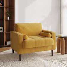 Iliana 34.8'' Wide Tufted Club Chair with 2 Pillow