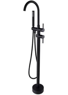 Double Handle Floor Mounted Tub Spout
