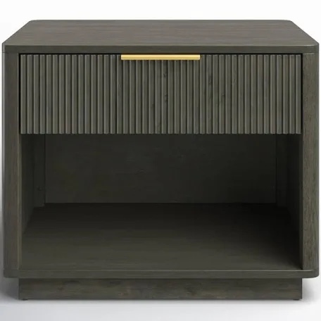 Akira Solid + Manufactured Wood Nightstand