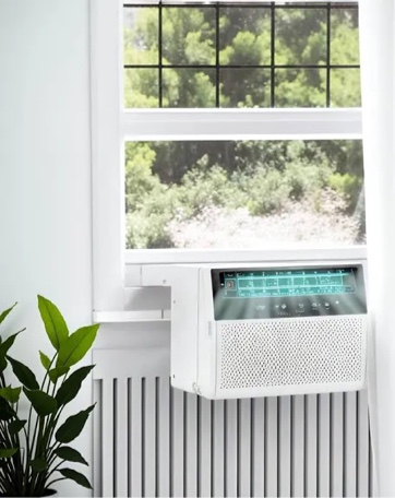 12,000 Btu U-shape Window Room Air Conditioner With Timer & 6 Modes For Home/office/dorm