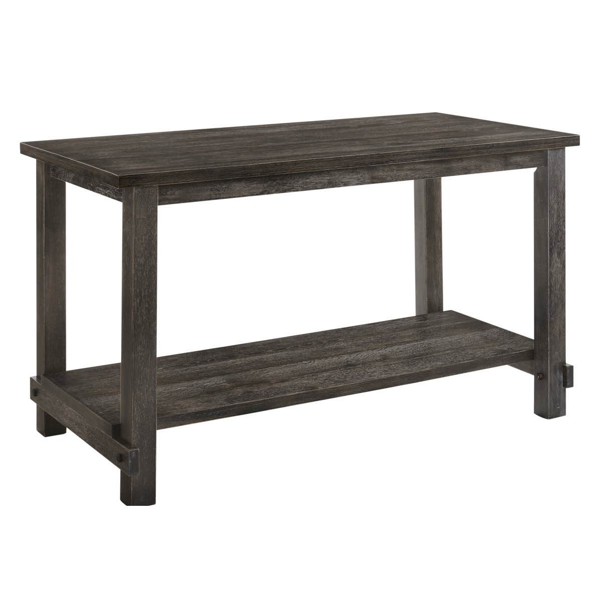 Haigh 1-Shelf Counter Height Table,Weathered Counter Height Table with Bottom Shelf