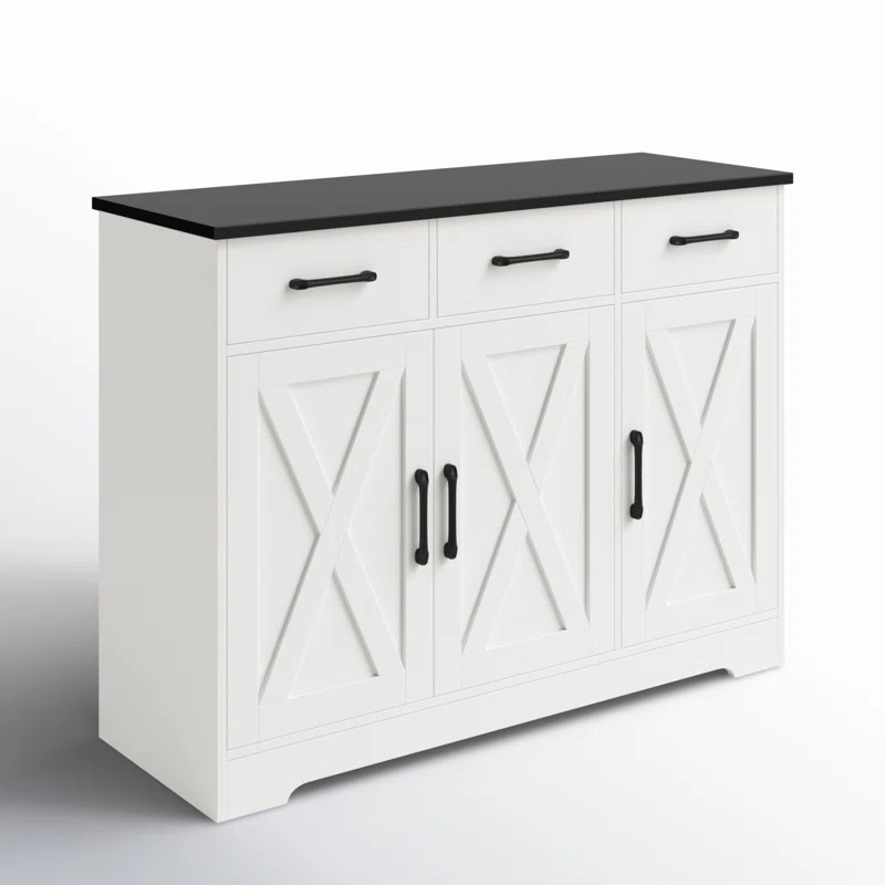 Tahara 42.5" Wide 3 Drawer Sideboard By Laurel Foundry Modern Farmhouse®