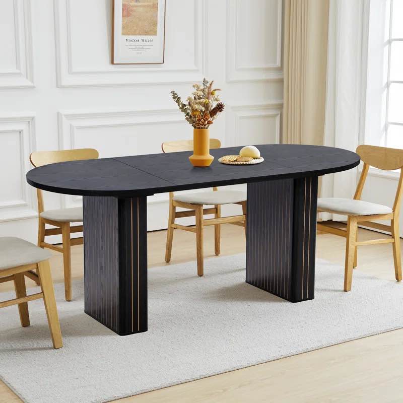Dilakshan Oval 70.86'' L x 31.49'' W Dining Table By Millwood Pines