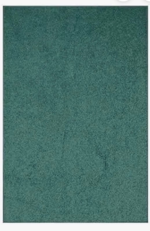 Ambiant Pet Friendly Solid Color Area Rugs Teal - 6' x 8' Rectangle, Indoor, Stain Resistant, Perfect for Living Room, Bedroom, Dining Room, Entryway, Doorway, Pet & Kids Friendly Rug, Wedding