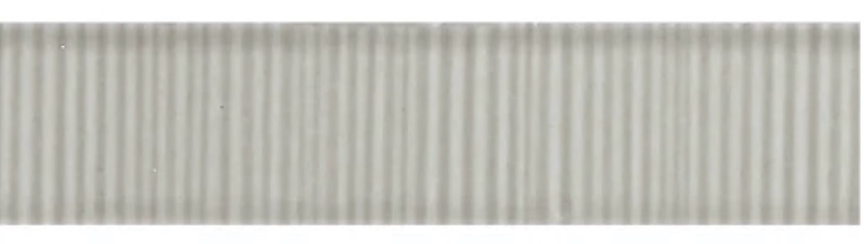 Revalia Field Tile Mosaics Ripple Cream Ceramic Tile - Glossy 2 x 8 ( 52 Total Sq ft)