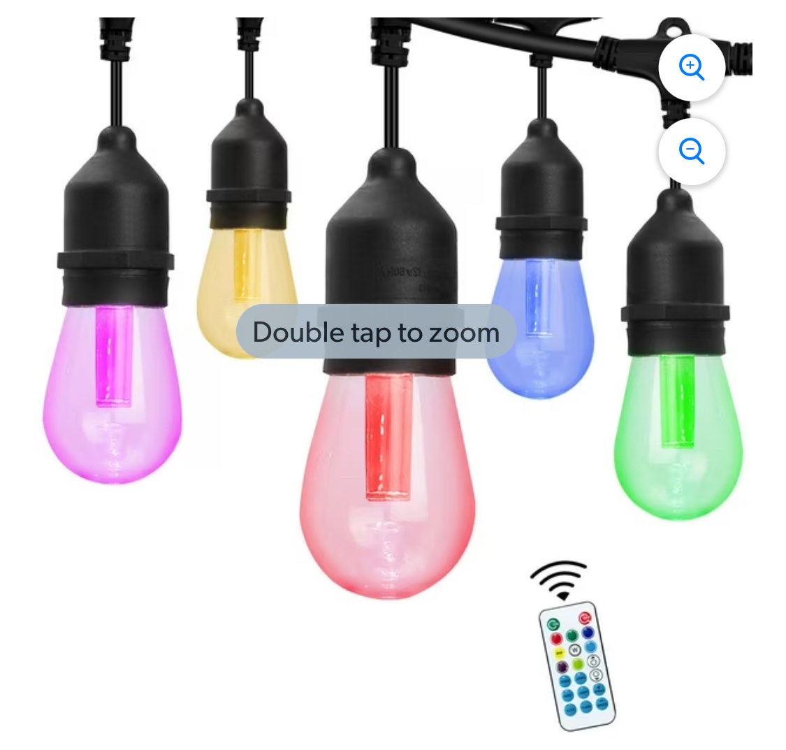 Westinghouse 24 Bulb Color Changing String Light 48 Foot