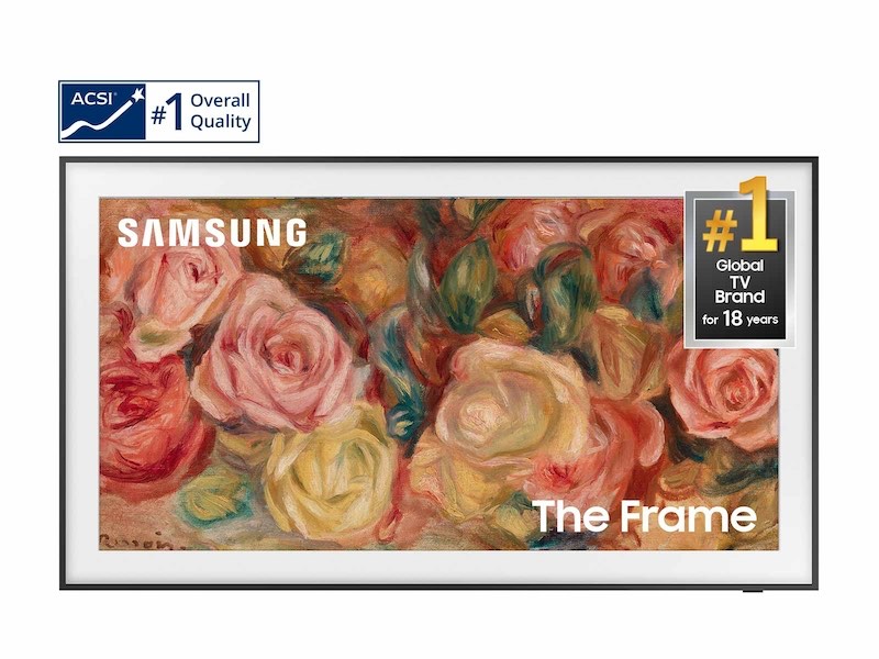  white frames of Samsung the frame 65 inch (no tv) 