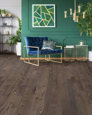 BSL Nano Shell plancher 3/4 Chêne - Red Oak HORIZON PLUS - 5 1/4 WIREBRUSHED - Granite