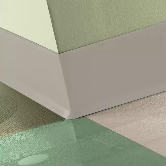Tarkett / Johnsonite Traditional Vinyl Wall Base #31 Zephyr 4" x 120' Roll by 1/8" Cove (with Toe)