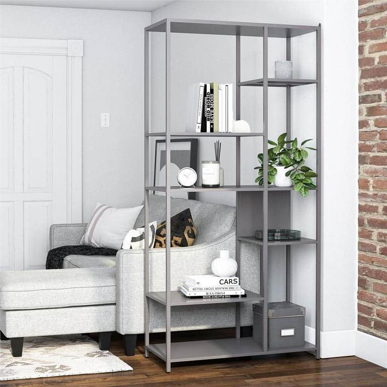 Metal Bookcase Room Divider