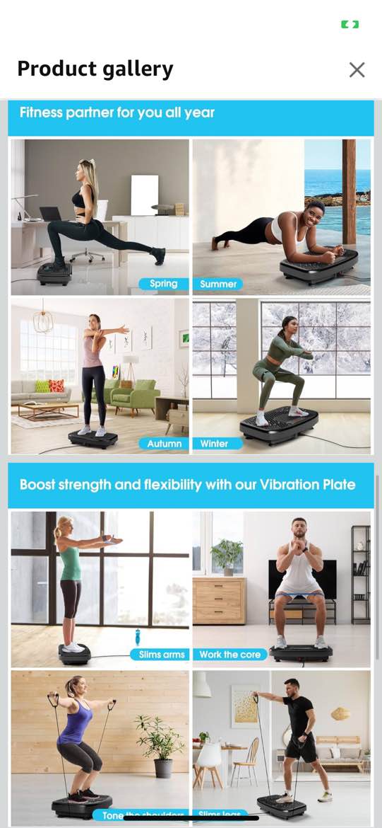 SoftGym Vibration Plate Exercise Machine for Lymphatic Drainage,Power Vibrate Stand Shake Board 450 Lbs Capacity Whole Body Workout Waver with Fitness Resistance Bands Weight Loss Gifts for Women Men