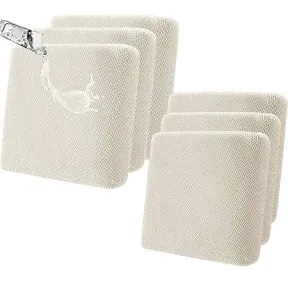 Fabric Box Cushion Slipcover (Set of 6) 