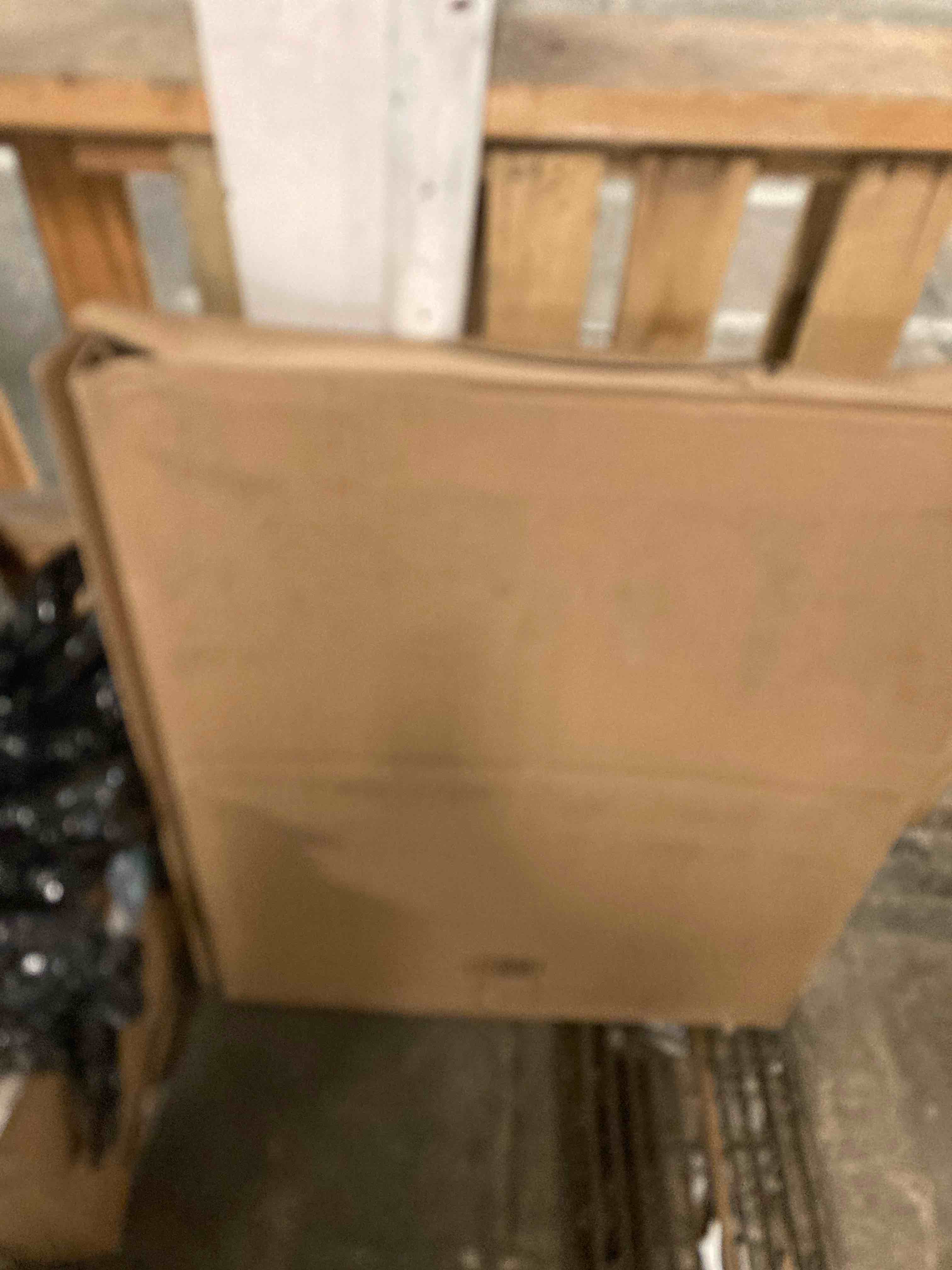 Condition photo showing New/Like New for SEVEN WALL ARTS Moose Wall Art Canvas Rustic Cabin Decor 36"x24" Wildlife Home Decor Vintage Elk & Deer Painting with Antlers for Living Room Bedroom Hunting Lodge Forest Theme Elmer The Moose 36"L x 24"W