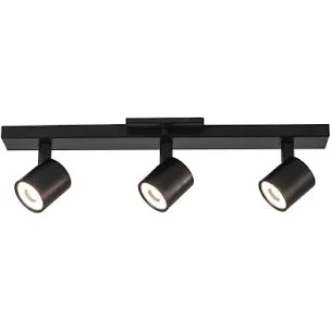 Arnold 3-Head Black LED Track Lights