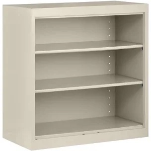 Metal tan shelving units (Damaged Missing Hardware)