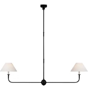 Thomas OBrien Piaf Large Two Light Linear Pendant